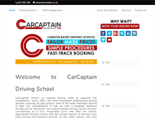 Tablet Screenshot of carcaptain.co.uk