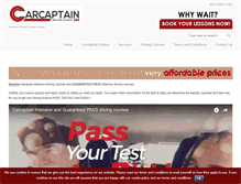 Tablet Screenshot of carcaptain.com